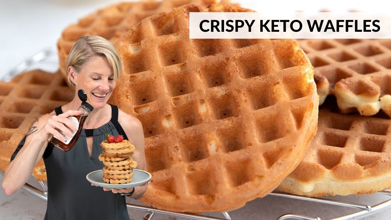 Easy CRISPY KETO WAFFLES My fave keto breakfast
