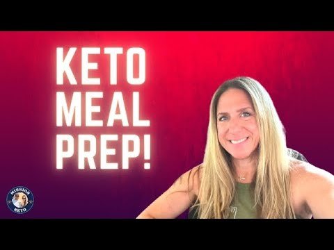 KETO MEAL PREP PREPPING MY MEALS FOR THE WEEK