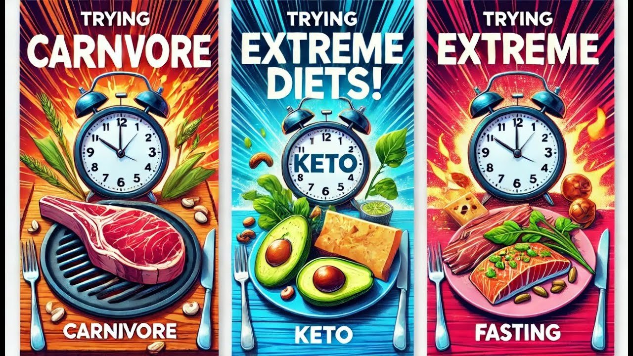 Trying Extreme Diets Carnivore Keto and Fasting