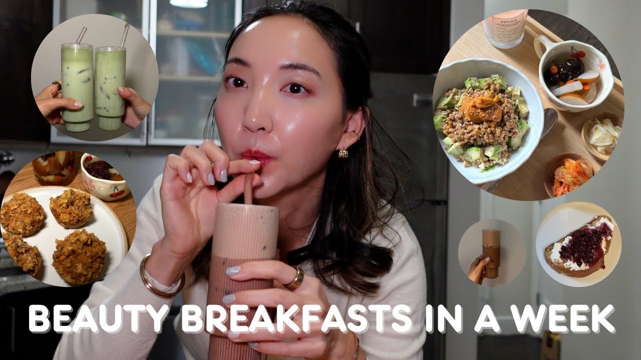 Week of Beauty Breakfasts for skin gut health