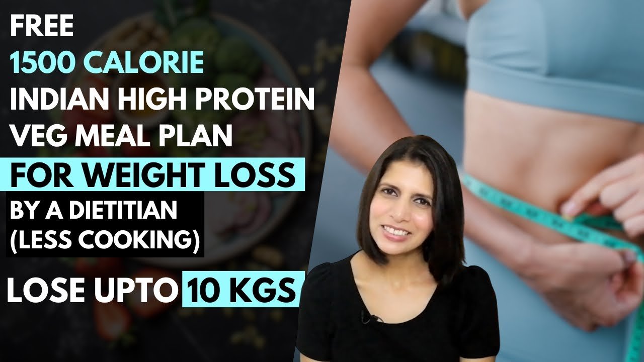 1500 Calories Indian High Protein Veg Meal Plan Diet