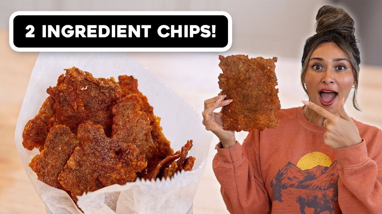 2 Ingredient Chips Low Carb and Crispy Recipe