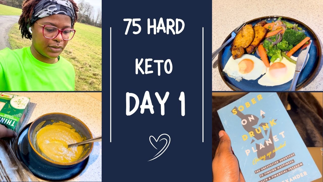 75 HARD KETO DAY 1 GYM SHARK LEGGINGS